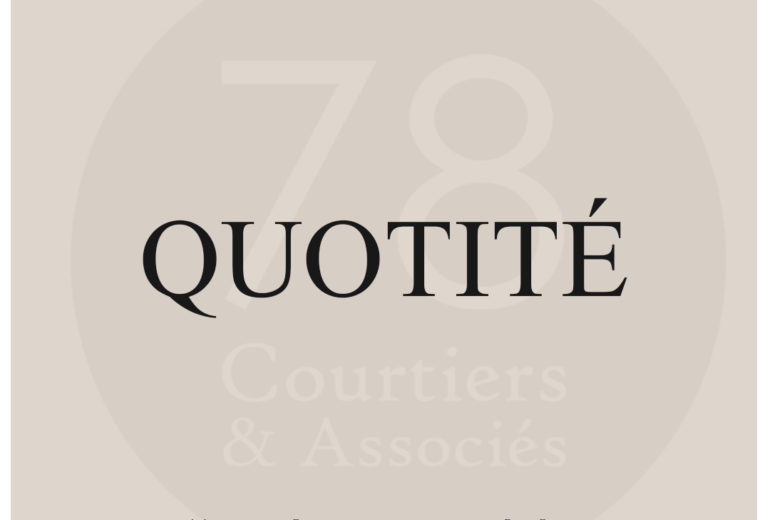 Définition de la quotité