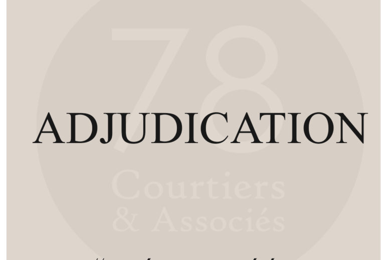 Définition adjudication