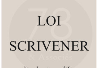 Définition loi scrivener Définition loi scrivener